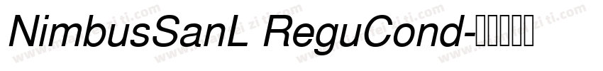 NimbusSanL ReguCond字体转换
